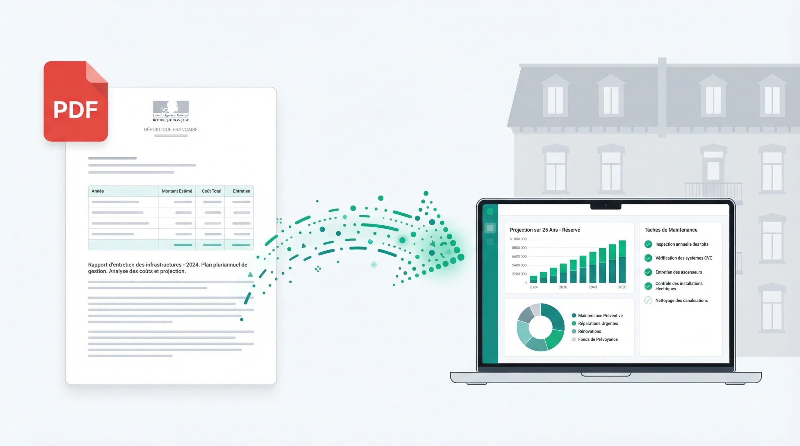 Cover Image for Importez votre carnet d'entretien et votre étude de fonds de prévoyance en un clic