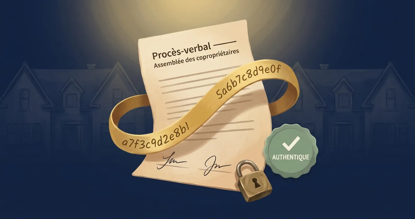 Cover Image for Procès-verbal copropriété (Québec) — délais Loi 16 et signature